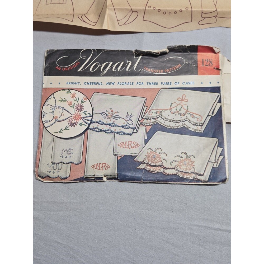 1940's Vogart Bright, Cheerfull, Transfer Patterns, Assorted